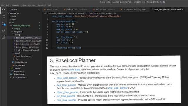 Navigation simulating | Movebase : Navigation Framework for ROS | Costmap | Planner | Part 5 смотреть онлайн