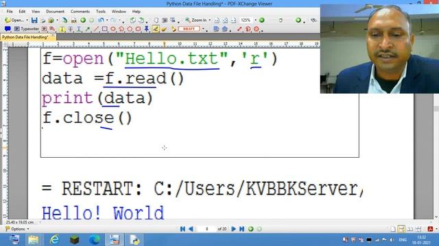 Python Data File Handling смотреть онлайн