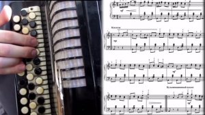 КОГДА МЫ БЫЛИ НА ВОЙНЕ - на баяне с нотами.mp4