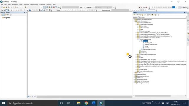 Geometric Network Analysis (Flow Direction) In Arc GIS смотреть онлайн