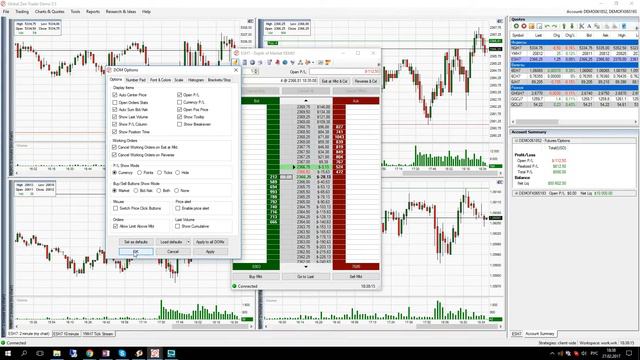Настройки DOM в Global Zen Trader #2 смотреть онлайн
