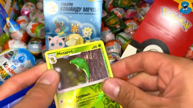 Открываем Киндер Сюрпризы Pokemon и Пополняем Нашу Коллекцию новыми Фигурками смотреть онлайн