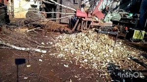 Щепорез шнековый на мотоблок. культиватор. модуль. работа от мотоблока