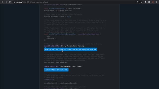 React Internals Deep Dive 33 - How does useInsertionEffect() works internally in React? смотреть онлайн
