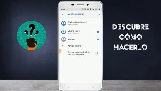 Cómo Crear un Nuevo Usuario y Usar Multiusuarios en Móviles o Tablet Android смотреть онлайн