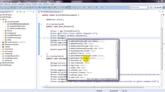 Selenium Tutorials | Selenium WebDriver Methods with examples PART 2 смотреть онлайн