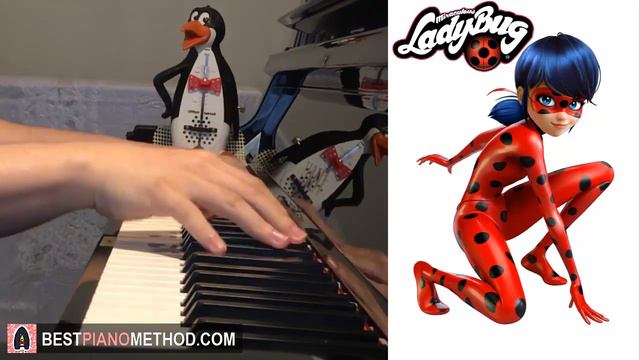 Miraculous Ladybug Theme Song - It's Ladybug (Piano Cover By Amosdoll)
