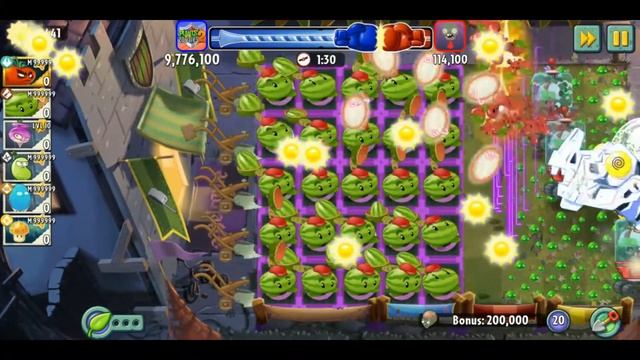 Watermelon Rain, Plants Vs Zombies 2 Melon-pult VS Pharaoh Zombie смотреть онлайн