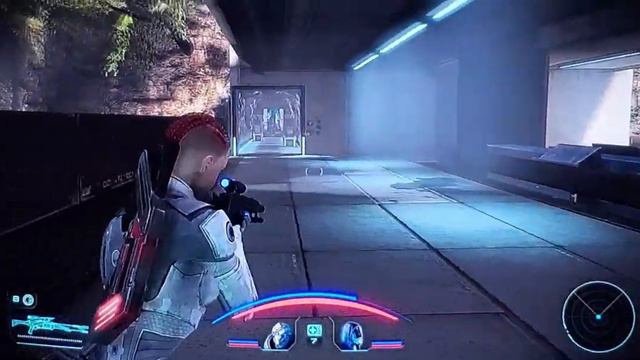Mass Effect 1 Combat - Vanguard Sniper - No Commentary смотреть онлайн
