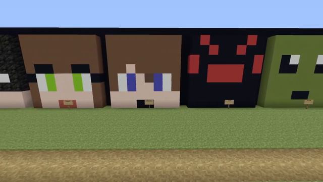 My final showcase of Minecraft heads смотреть онлайн