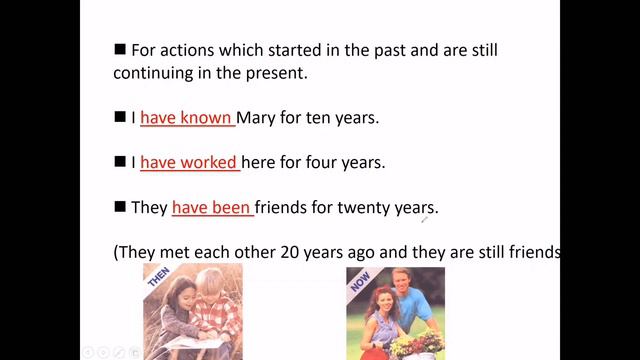 PRESENT PERFECT TENSE (FOR-SINCE-HOW LONG-TIME EXPRESSIONS) смотреть онлайн