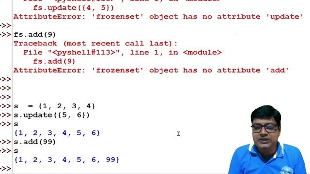 Sets | Python | Part-14 | Bengali Tutorial смотреть онлайн