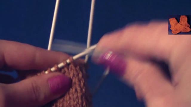 Как вязать мысок стопы. Носки часть 3. (Learn to Knit Socks part 3) смотреть онлайн