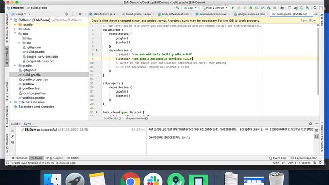 3.Import Google Service JSON & Firebase SDK Implementation смотреть онлайн