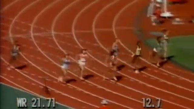 Merlene Ottey vs Flo Jo WORLD RECORD 21.56 ( Semi Finals Olympic Games in Seoul 88 ) смотреть онлайн