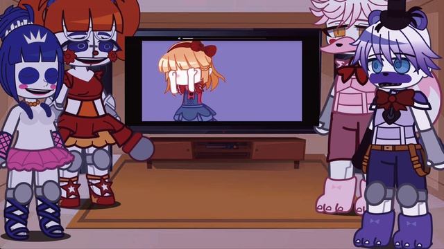 Past sister location react to Elizabeth afton||credits in video||short||:) смотреть онлайн