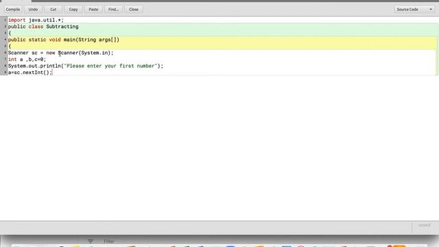 Subtracting Two Numbers using Scanner Class |Java Learning|BlueJ смотреть онлайн