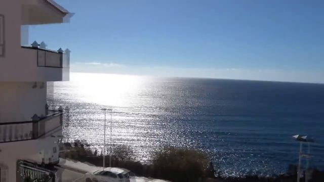 Вид из окна моей квартиры на Атлантический океан, Лос Абригос, Тенерифе - 21.09.2016 смотреть онлайн