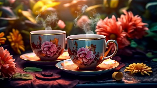 Happy Morning Jazz ☕ Cozy Coffee Piano Jazz and Relaxing Summer Jazz for Good Mood смотреть онлайн