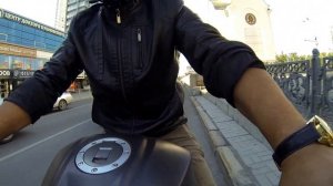 Электромотоцикл 4квт. ускорение. покатушки.