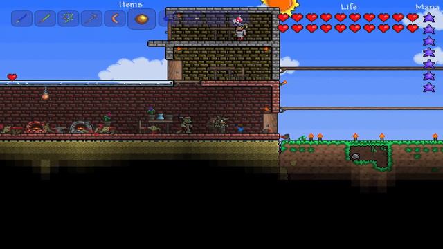 Terraria Episode 39 - Collecting Coal and Talking with the Merchant смотреть онлайн