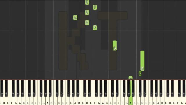 Learn to Play Theme from Gravity Falls - Easy Mode [Piano Tutorial] (Synthesia) смотреть онлайн