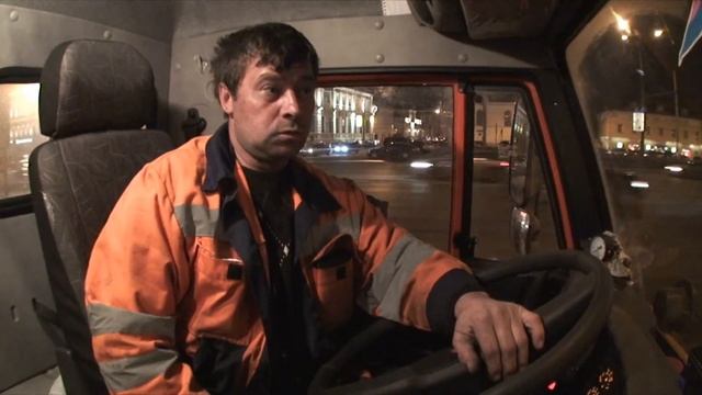 Мойка асфальта на Садовом Кольце. смотреть онлайн