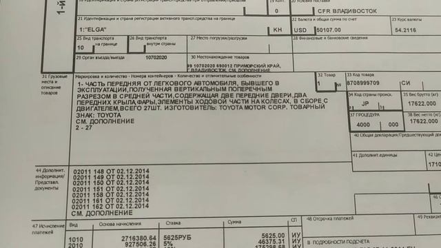 Документы на двигатель ДВС ввезенный в РФ смотреть онлайн