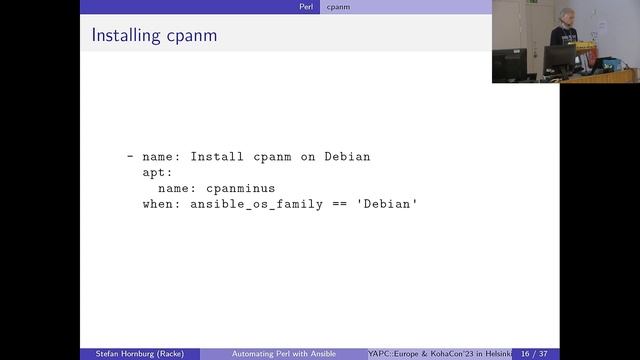Stefan Hornburg: Automating Perl with Ansible | PerlKohaCon 2023 смотреть онлайн