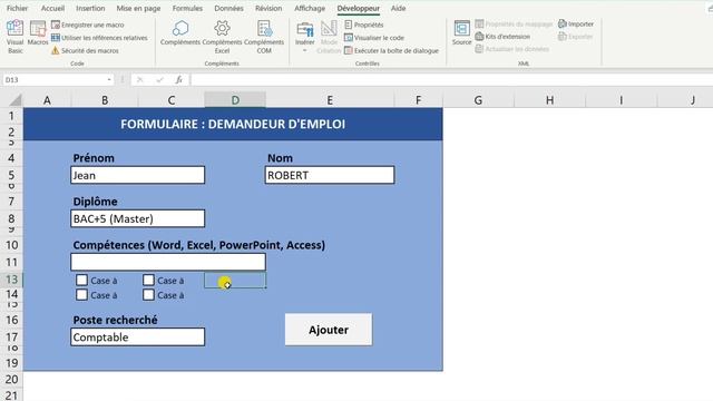 EXCEL - CRÉER DES CASES À COCHER AVEC LE CONTRÔLE DE FORMULAIRE (Cocher une ou plusieurs cases) смотреть онлайн
