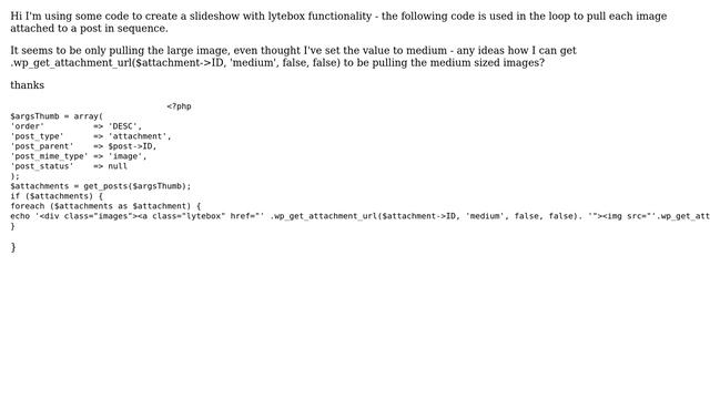Wordpress: get the attachement url for the medium sized image (3 Solutions!!) смотреть онлайн