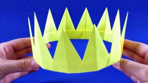 Как сделать корону из бумаги своими руками. Оригами корона