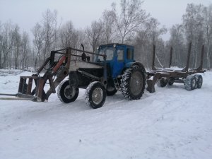 Мтз-50 едем за дровами с кировской телегой! беларус Мтз - сила.