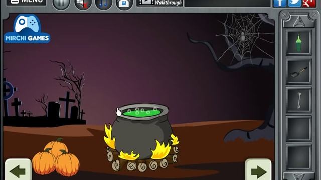 Spooky Graveyard Walkthrough | Mirchi Games смотреть онлайн