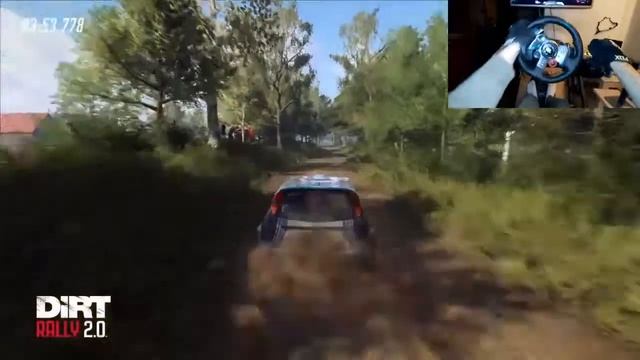 Dirt Rally 2.0 - Ford Focus RS 2001 - Rally Poland (cockpit and chase cam) | Logitech G29 смотреть онлайн