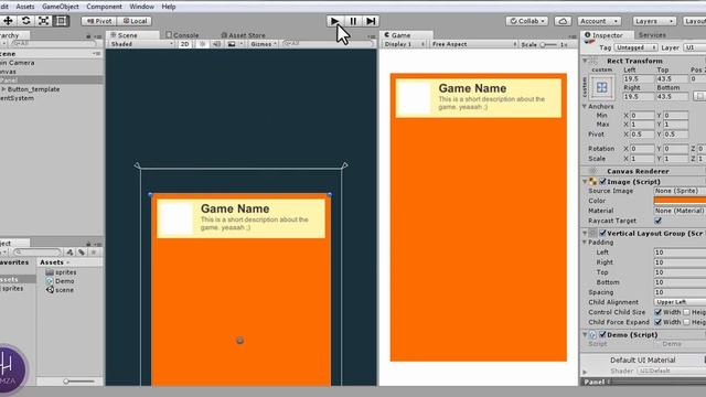 Unity Responsive UI List - Item Generated With Code смотреть онлайн
