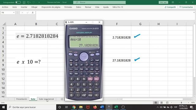 Cómo escribir el número de Euler en Excel Fácil y Rápidamente смотреть онлайн