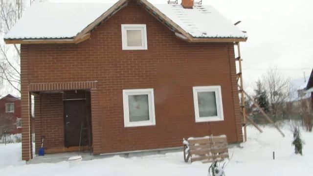 Строим Дом. Устанновлены откосы на окна.