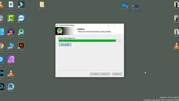 How to setup android studio in windows 10