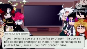 •|Uppermoons and Hashiras react to Nezuko/Tanjiro Kamado|•gacha club ??/??