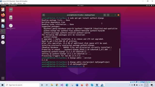 How to install and run Django on Ubuntu смотреть онлайн