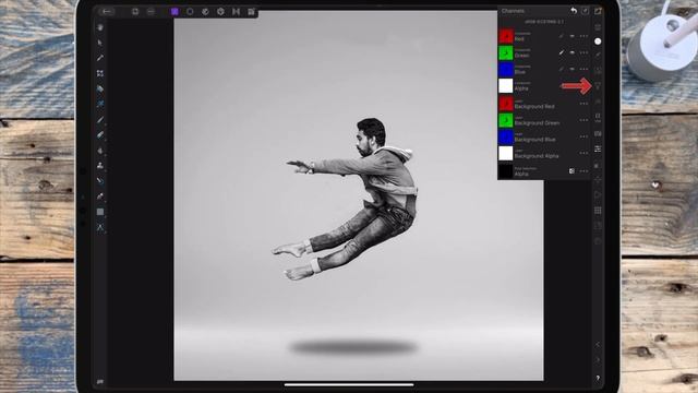 How to Creat a Glitch Effect - Affinity photo iPad tutorial смотреть онлайн