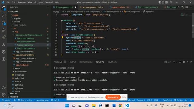 Variable types in Angular #angular #project #angularforbeginners #angulartraining смотреть онлайн