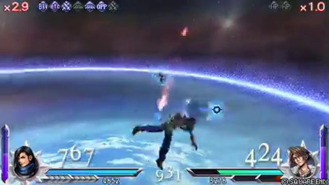 Dissidia Duodecim Final Fantasy: Laguna Loire vs Squall Leonheart смотреть онлайн