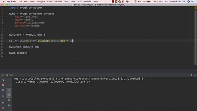 Python and MySQL - Deleting Entries and Dropping Tables смотреть онлайн