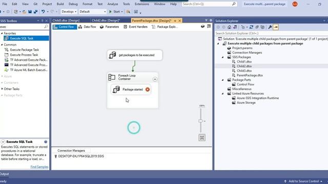 77 How to execute multiple child packages from parent package смотреть онлайн