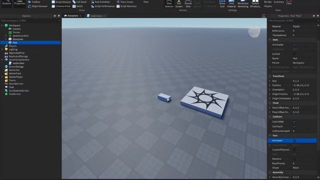 Как сделать leaderstats и деталь которая даёт деньги в Roblox Studio смотреть онлайн