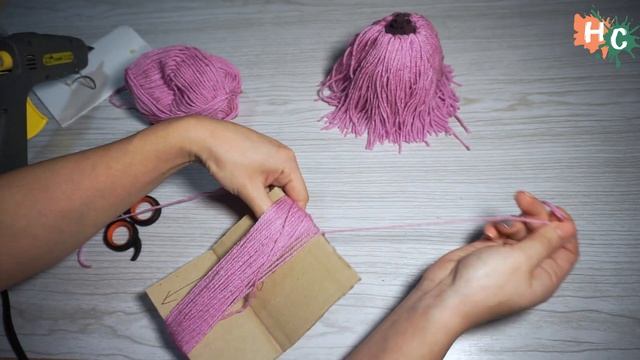 Как сделать собачку из пряжи - Мягкие игрушки из пряжи - HomeCraft`s смотреть онлайн