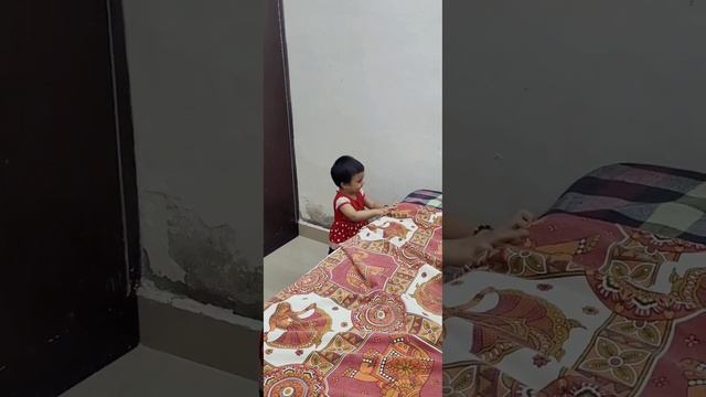 cute baby doing household chores|| helping her Dadi Ma?#funny смотреть онлайн