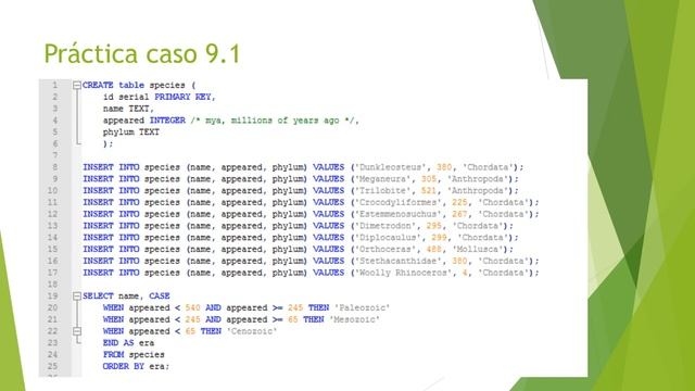 Manejo de SQL en Postgresql 2017 12 11 смотреть онлайн